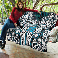 Custom Aotearoa Ngati Porou Quilt Maori Tribal Pattern Mix Poutama LT05 - Polynesian Pride