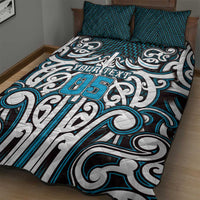 Custom Aotearoa Ngati Porou Quilt Bed Set Maori Tribal Pattern Mix Poutama