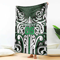 Custom Aotearoa Ngai Tahu Blanket Maori Tribal Pattern Mix Poutama