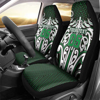 Custom Aotearoa Ngai Tahu Car Seat Cover Maori Tribal Pattern Mix Poutama