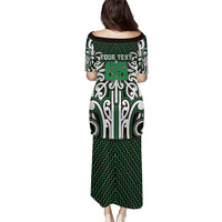 Custom Aotearoa Ngai Tahu Puletasi Maori Tribal Pattern Mix Poutama