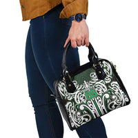 Custom Aotearoa Ngai Tahu Shoulder Handbag Maori Tribal Pattern Mix Poutama