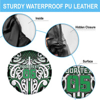Custom Aotearoa Ngai Tahu Spare Tire Cover Maori Tribal Pattern Mix Poutama LT05 - Polynesian Pride