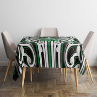 Custom Aotearoa Ngai Tahu Tablecloth Maori Tribal Pattern Mix Poutama LT05 - Polynesian Pride
