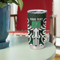 Custom Aotearoa Ngai Tahu Tumbler Cup Maori Tribal Pattern Mix Poutama LT05 - Polynesian Pride