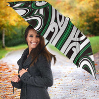 Custom Aotearoa Ngai Tahu Umbrella Maori Tribal Pattern Mix Poutama
