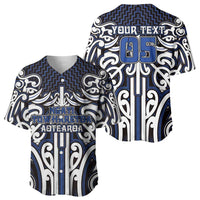 Custom Aotearoa Ngati Tuwharetoa Baseball Jersey Maori Tribal Pattern Mix Poutama LT05 - Polynesian Pride