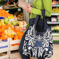 Custom Aotearoa Ngati Tuwharetoa Grocery Bag Maori Tribal Pattern Mix Poutama LT05 - Polynesian Pride