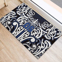 Custom Aotearoa Ngati Tuwharetoa Rubber Doormat Maori Tribal Pattern Mix Poutama LT05 - Polynesian Pride