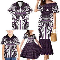 Custom Aotearoa Rangitane Family Matching Mermaid Dress and Hawaiian Shirt Maori Tribal Pattern Mix Poutama LT05 - Polynesian Pride