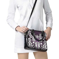 Custom Aotearoa Rangitane Shoulder Handbag Maori Tribal Pattern Mix Poutama LT05 - Polynesian Pride