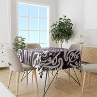 Custom Aotearoa Rangitane Tablecloth Maori Tribal Pattern Mix Poutama