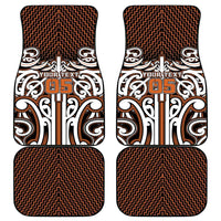 Custom Aotearoa Waikato Car Mats Maori Tribal Pattern Mix Poutama