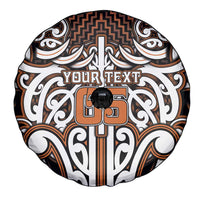 Custom Aotearoa Waikato Spare Tire Cover Maori Tribal Pattern Mix Poutama LT05 - Polynesian Pride