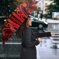 Custom Aotearoa Tuhoe Umbrella Maori Tribal Pattern Mix Poutama LT05 - Polynesian Pride