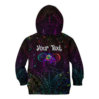 I See Your True Colors Personalised Kid Hoodie Autism Awareness LT05 - Polynesian Pride