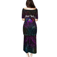 I See Your True Colors Personalised Puletasi Autism Awareness LT05 - Polynesian Pride