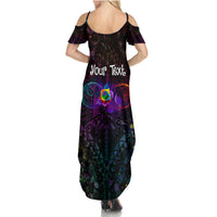 I See Your True Colors Personalised Summer Maxi Dress Autism Awareness LT05 - Polynesian Pride