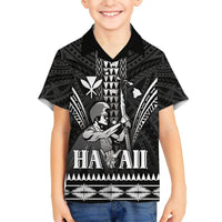 Personalised Hawaii Happy King Kamehameha Day Hawaiian Shirt Kakau Pattern LT05 - Polynesian Pride