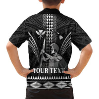 Personalised Hawaii Happy King Kamehameha Day Hawaiian Shirt Kakau Pattern LT05 - Polynesian Pride