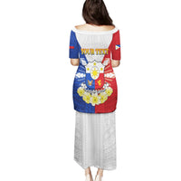 Personalised Philippines Independence Day Puletasi Maligayang Araw ng Kalayaan Filipino Carabao LT05 - Polynesian Pride