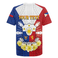 Personalised Philippines Independence Day Rugby Jersey Maligayang Araw ng Kalayaan Filipino Carabao