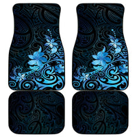 Matariki New Zealand Car Mats Maori Pattern Blue Galaxy
