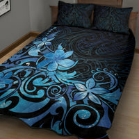 Matariki New Zealand Quilt Bed Set Maori Pattern Blue Galaxy LT05 - Polynesian Pride