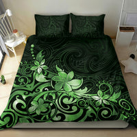 Matariki New Zealand Bedding Set Maori Pattern Green Galaxy