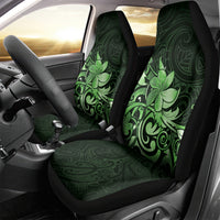 Matariki New Zealand Car Seat Cover Maori Pattern Green Galaxy LT05 - Polynesian Pride
