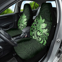 Matariki New Zealand Car Seat Cover Maori Pattern Green Galaxy LT05 - Polynesian Pride