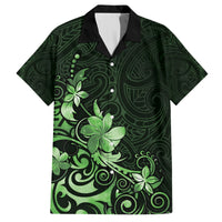 Matariki New Zealand Hawaiian Shirt Maori Pattern Green Galaxy LT05 Green - Polynesian Pride