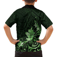 Matariki New Zealand Hawaiian Shirt Maori Pattern Green Galaxy LT05 - Polynesian Pride