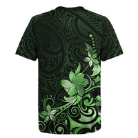 Matariki New Zealand Rugby Jersey Maori Pattern Green Galaxy LT05 - Polynesian Pride