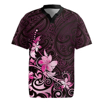 Matariki New Zealand Rugby Jersey Maori Pattern Pink Galaxy LT05 Pink - Polynesian Pride