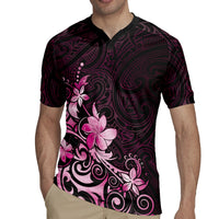 Matariki New Zealand Rugby Jersey Maori Pattern Pink Galaxy LT05 - Polynesian Pride
