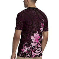Matariki New Zealand Rugby Jersey Maori Pattern Pink Galaxy LT05 - Polynesian Pride