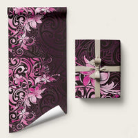 Matariki New Zealand Wrapping Paper Maori Pattern Pink Galaxy - Polynesian Pride