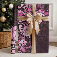 Matariki New Zealand Wrapping Paper Maori Pattern Pink Galaxy - Polynesian Pride