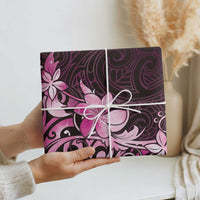 Matariki New Zealand Wrapping Paper Maori Pattern Pink Galaxy - Polynesian Pride