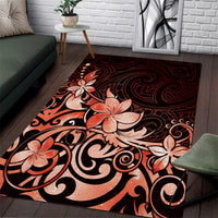 Matariki New Zealand Area Rug Maori Pattern Red Galaxy LT05 Red - Polynesian Pride