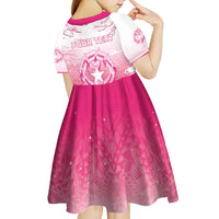 Personalized Sakura Marianas Kid Short Sleeve Dress CNMI Seal