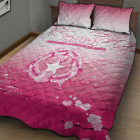 Sakura Marianas Quilt Bed Set CNMI Seal