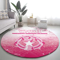 Sakura Marianas Round Carpet CNMI Seal