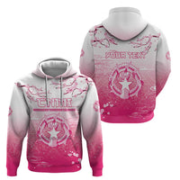 Personalized Sakura Marianas Zip Hoodie CNMI Seal