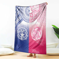 Northern Mariana Islands And Japan Together Blanket