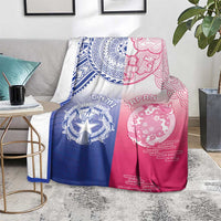 Northern Mariana Islands And Japan Together Blanket