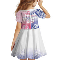 Custom Northern Mariana Islands And Japan Together Family Matching Off Shoulder Short Dress and Hawaiian Shirt