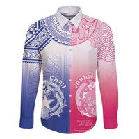 Custom Northern Mariana Islands And Japan Together Family Matching Summer Maxi Dress and Hawaiian Shirt