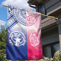 Northern Mariana Islands And Japan Together Garden Flag